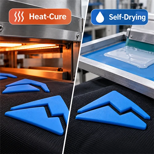 Chaleur-polymérisation ou auto-séchage-silicone mat pour la sérigraphie textile