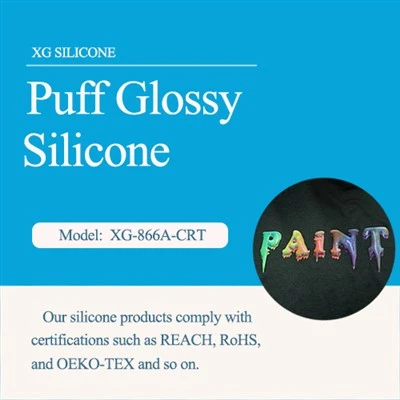 Puff Silicone sur T-shirt-